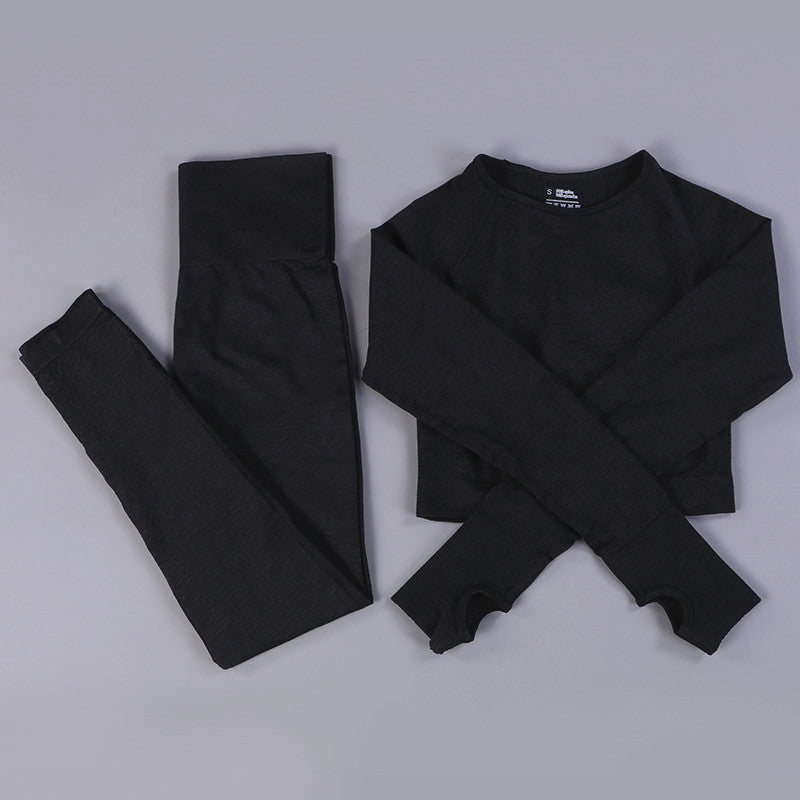 Seamless Yoga Set – Women's Gymnastics & Workout Activewear