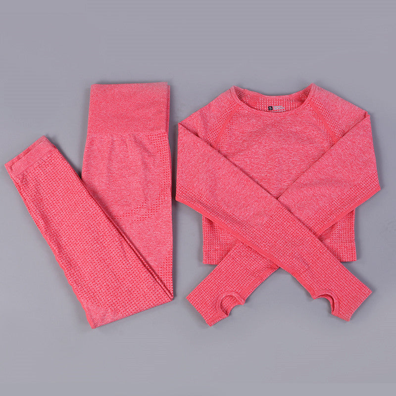 Seamless Yoga Set – Women's Gymnastics & Workout Activewear