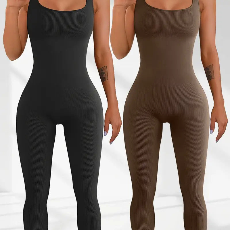 Women's Suspender Tank Top – Slim Fit Tights Set