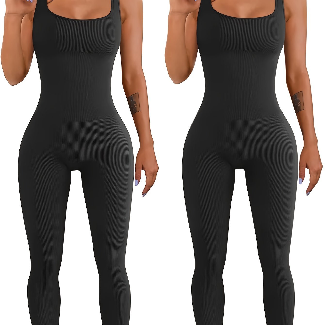 Women's Suspender Tank Top – Slim Fit Tights Set