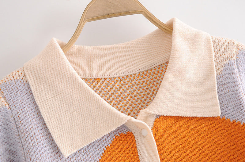 Women's Retro Knit Cardigan Sweater – Classic Jacket Style