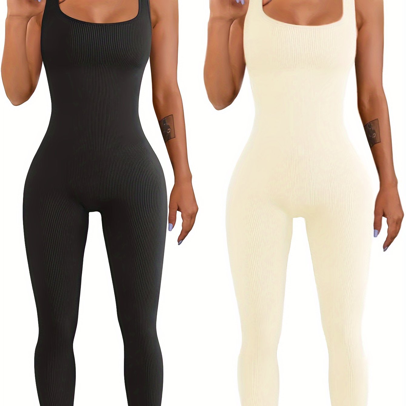 Women's Suspender Tank Top – Slim Fit Tights Set